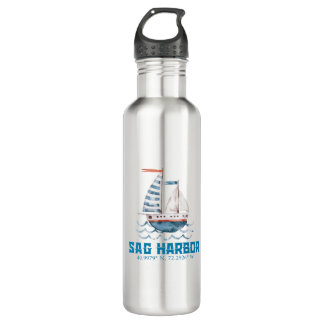 Garrafa Water Bottle with Sag Harbor logo