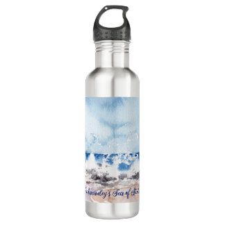 Garrafa Watercolor Seaside Personalized