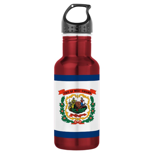 Garrafa West Virginia State Flag Liberty Bottle (Frente)