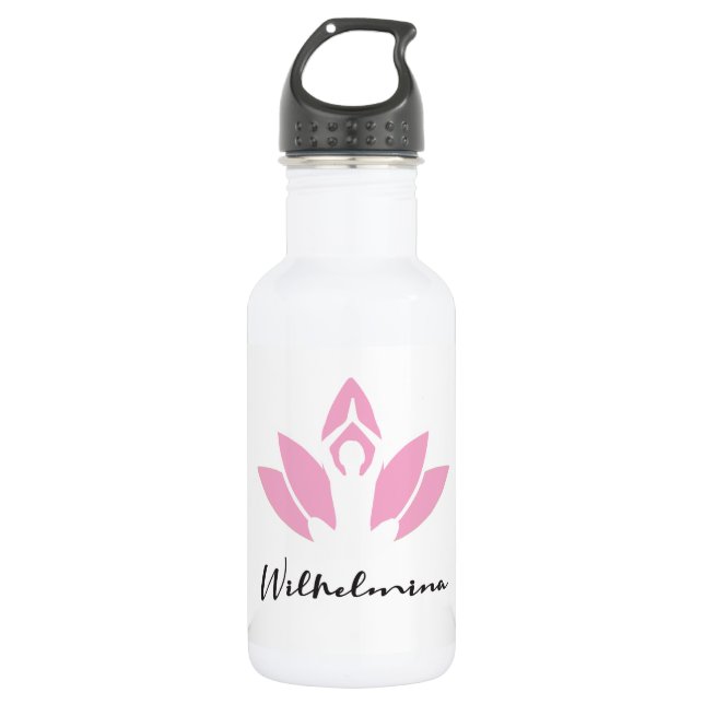 Garrafa Wilhelmina. lotus W, yoga posiciona um roteiro mod (Frente)