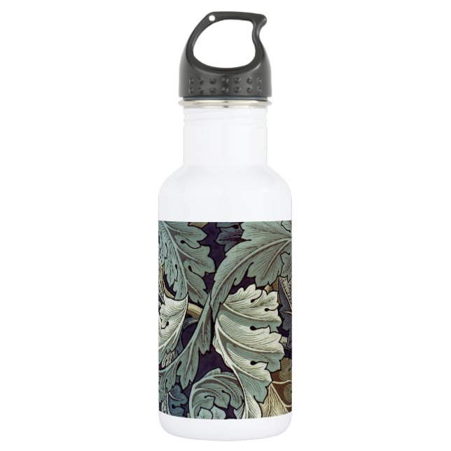 Garrafa William Morris Acanthus Wallpaper Folhas (Frente)