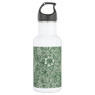 Garrafa william morris marigold verde floral flor