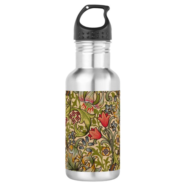 Garrafa William Morris Ouro Lily Antique (Frente)