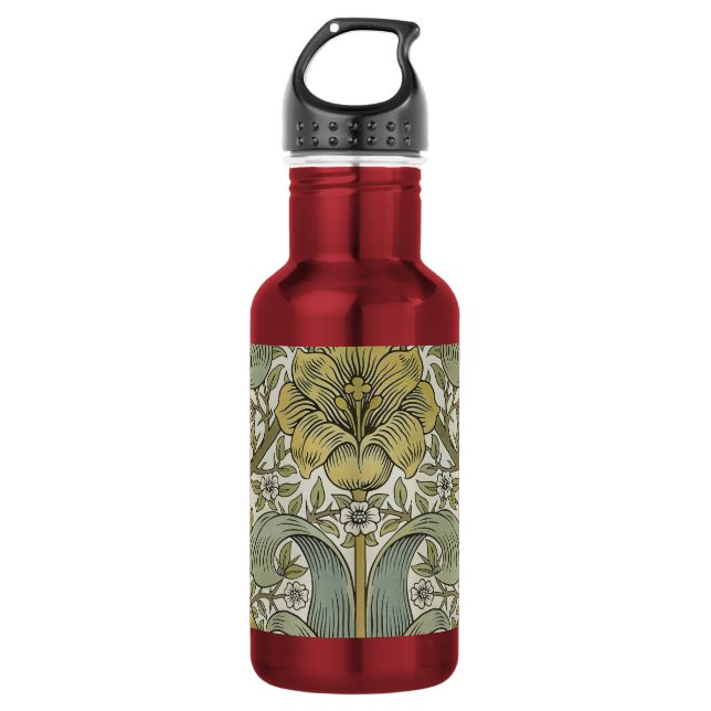Garrafa William Morris Primavera Thicket Classic Pattern (Frente)