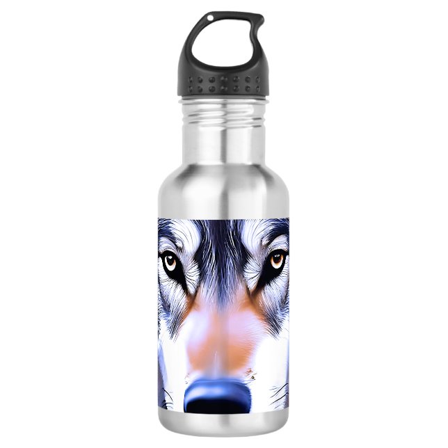 Garrafa Wolf Oil Pinta A Essência Da Beleza, (Frente)