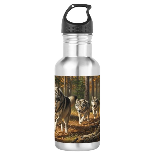 Garrafa Wolf Water Bottle style 1 (Frente)