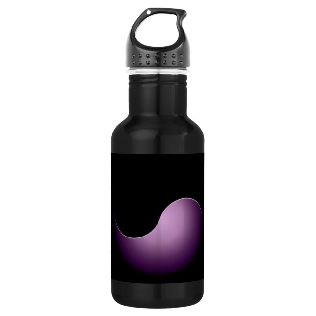 Garrafa yin yang - roxo (Frente)