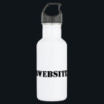 Garrafa YourWebSite.com<br><div class="desc">"YourWebSite.com" Substitua o endereço .com pelo seu endereço Web. Adicionar qualquer outro slogan ou texto.</div>