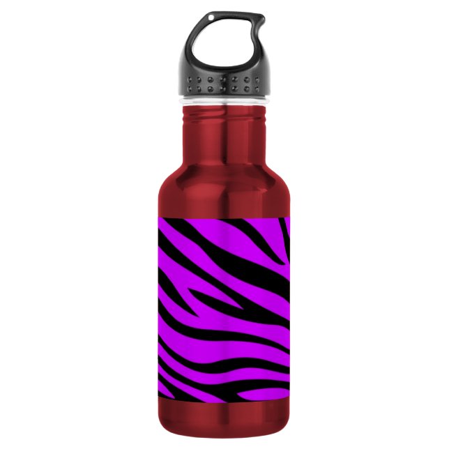 Garrafa Zebbra listra o roxo (Frente)