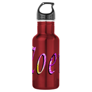 Garrafa Zoey, Nome, Logotipo