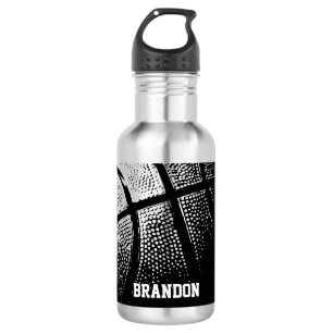 Garrafas de água esportivas de basquete   Aço inox