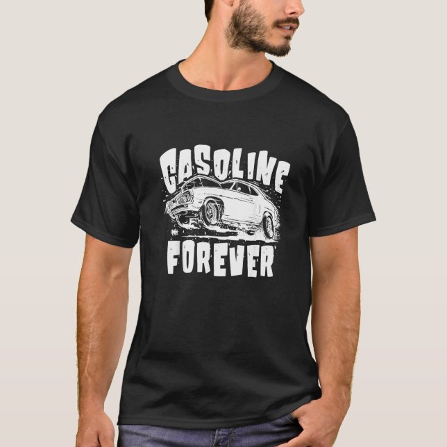 Gasolina Para Camisetas De Carros De Gás (Frente)