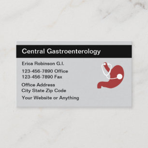 Gastroenterologista Cartão de visita