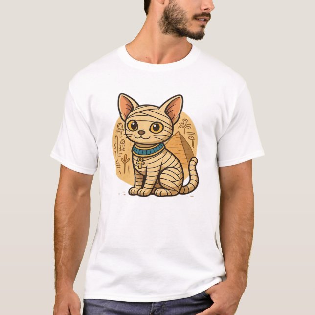Gata Mamãe Fofa � Camiseta Oversized de Arte do An (Frente)