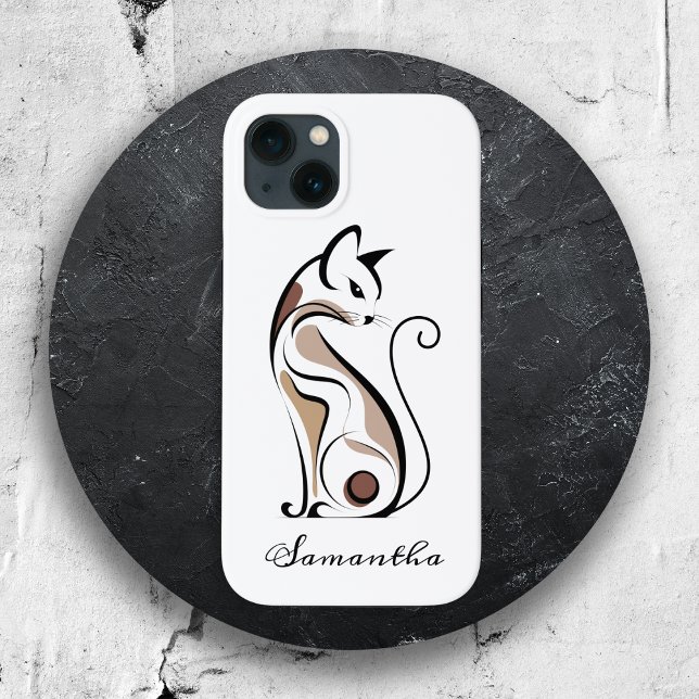 Gata Moderna Elegante, Mãe de Gato, Personalizado  (Criador carregado)