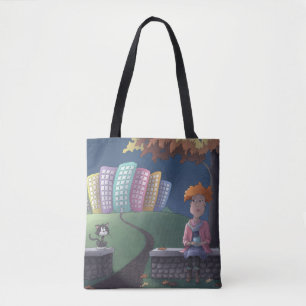 Gata no parque Tote Bag