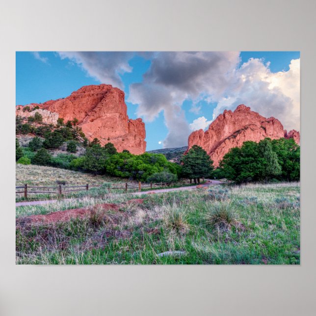 Gateway Rocks Garden Of The Gods Poster (Frente)