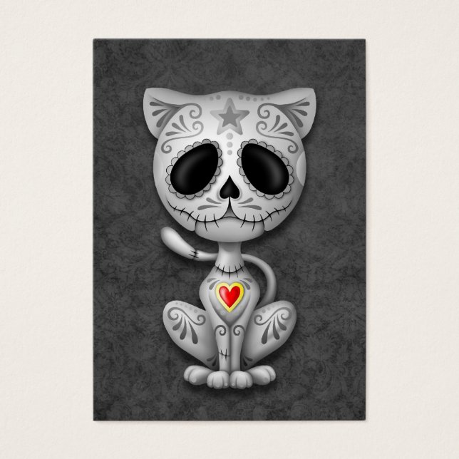 Gatinho de Açúcar Zombie Escuro (Frente)