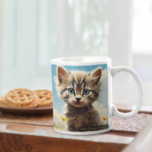Gatinho de corte versão 15 caneca