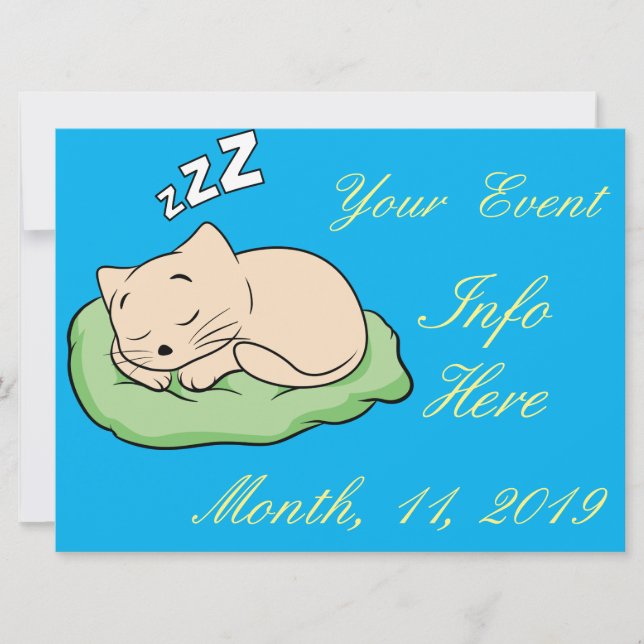 Gatinho de dormir clássico Thunder_Cove (Frente)