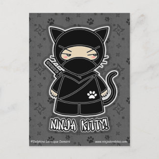 Gatinho de Ninja! Cartão