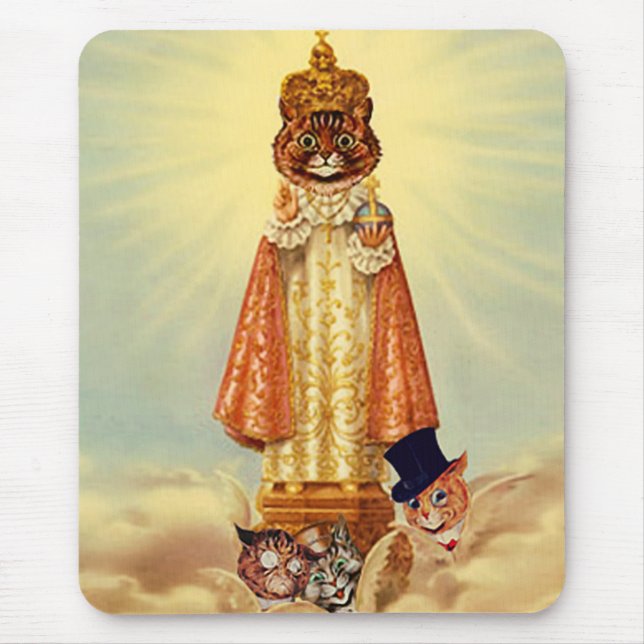 Gatinho de Praga Mousepad (Frente)