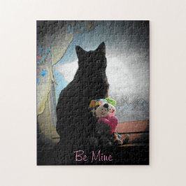 Gatinho de quebra-cabeça personalizável e descarga