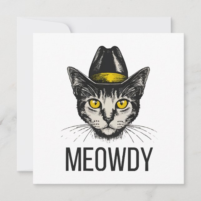 Gatinho Divertido Meowdy (Frente)