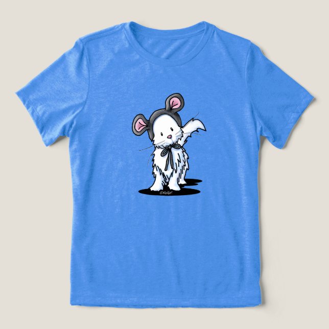 Gatinho do mouse KiniArt T-Shirt (Design frontal)