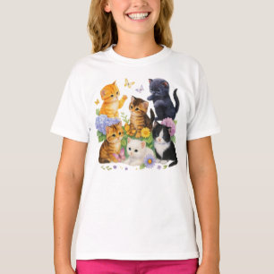 Gatinho Fofo Camisa Vintage Amante de Gatos