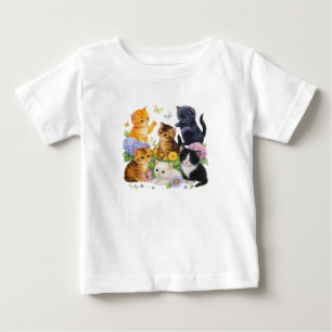 Gatinho Fofo Camisa Vintage Presente para Amante d