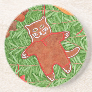 Gatinho GINGERBREAD Porta copos Sandstone