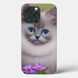 Gatinho Himalaio De Olhos Azuis E Bonitos