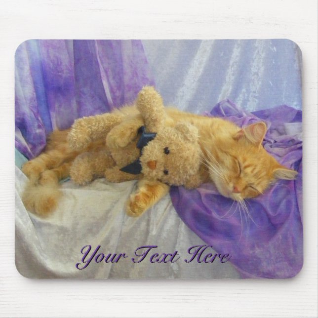 Gatinho Napping Mousepad (Frente)