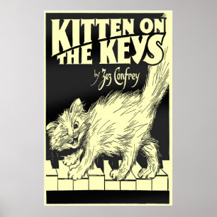 Gatinho no poster enorme das chaves