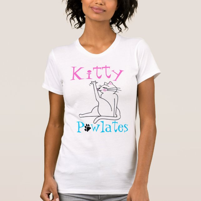 Gatinho PAWlates T-shirt (Frente)