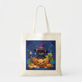 Gatinho Personalizado de Bolsa de do Halloween Ca