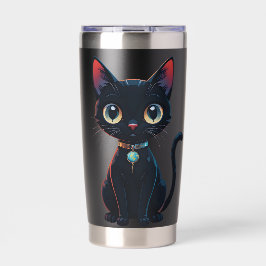 Gatinho Preto Assustador