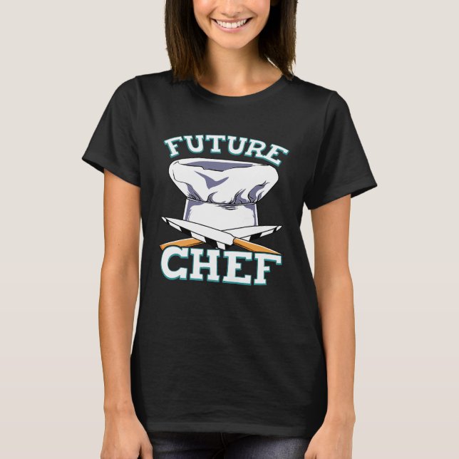 Gatinho profissional treinado para camisa de chef  (Frente)
