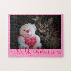 Gatinho Romântico Valenpuzzle Jigsee Quebra-cabeça