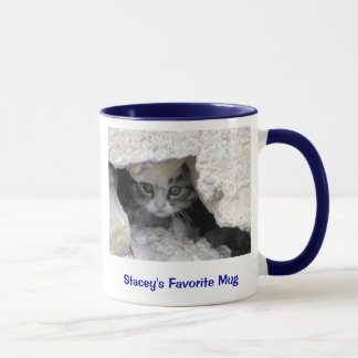 gatinho sob o patamar, a caneca favorita de Stacey
