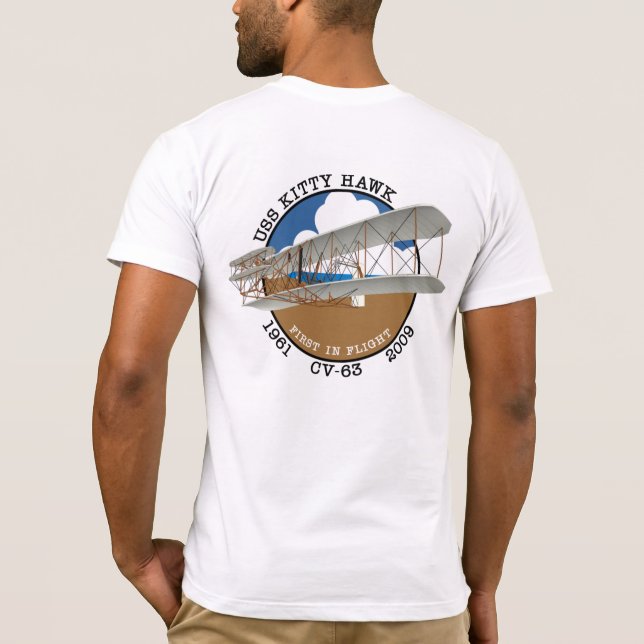 GATINHO USS HAWK CV-63 1961-2009 T-SHIRT (Verso)