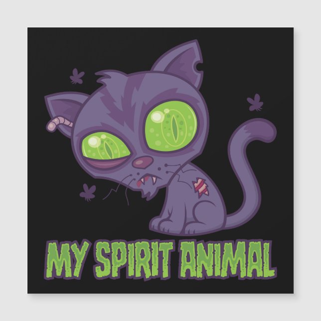 Gatinho Zumbi é Meu Animal Espiritual (Frente)