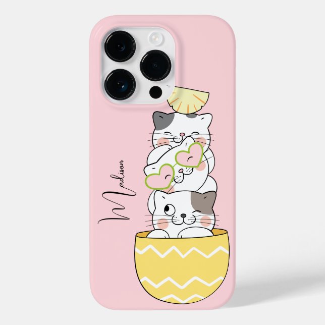 Gatinhos de Cute de Nome Personalizado (Verso)