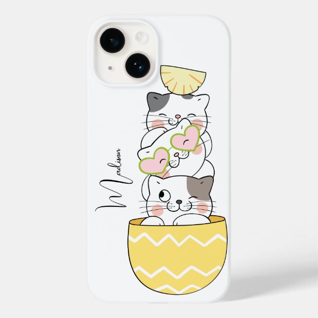 Gatinhos de Cute de Nome Personalizado (Verso)