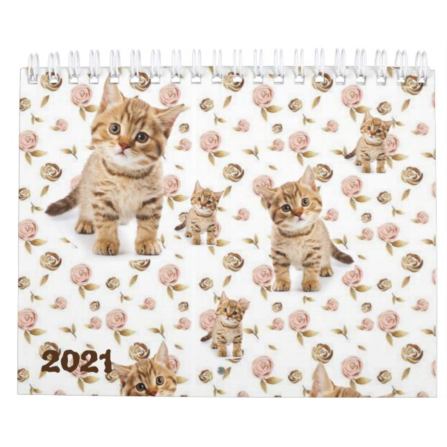 Gatinhos do Calendário 2021 (Verso)