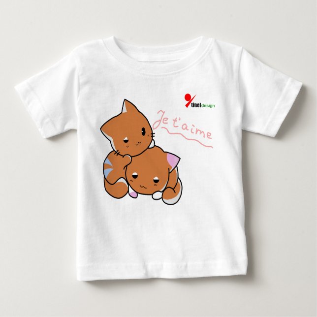 Gatinhos Jovens Jovens Bebê T-Shirt (Frente)