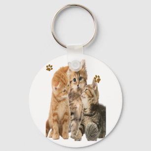 Gatinhos na chaveiro de jogo