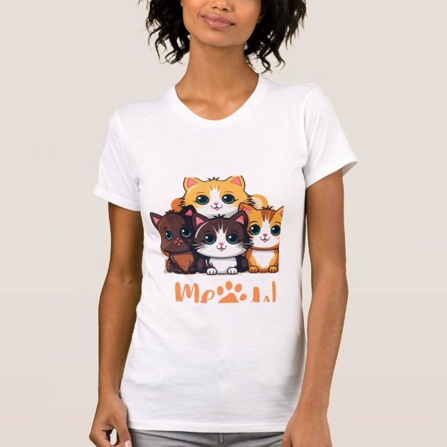 gatinhos para T-Shirt (Frente)