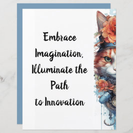 Gato 4 Gato com rosa de aquarela